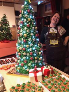 Een unieke kerstboomtaart op ware grote!