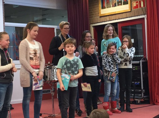 De voorleeskampioenen van de Edese Schoolvereniging