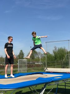 Trampoline springen